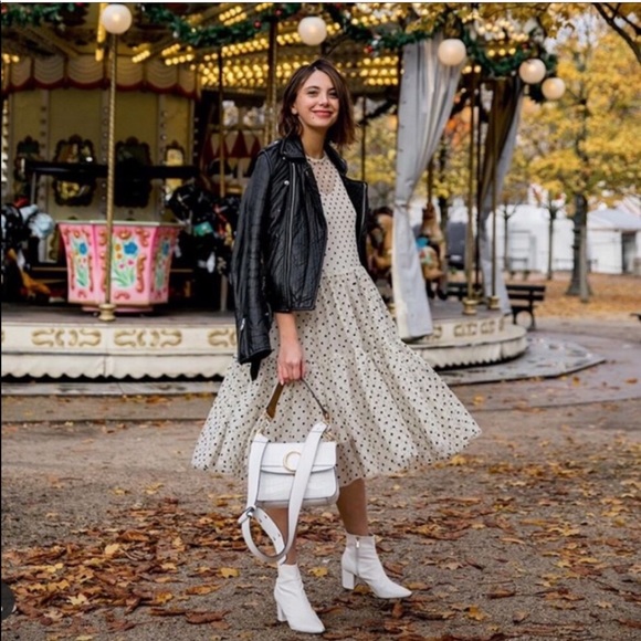H&M Dresses & Skirts - H&M sheer polka dot dress